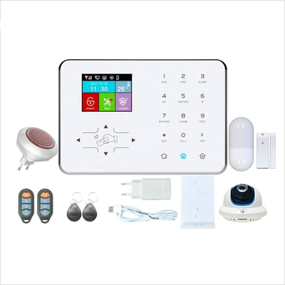 WIFI + GSM / GPRS Sistema di allarme GSM domestico Sensore NTC Sistemi di allarme di sicurezza domestica