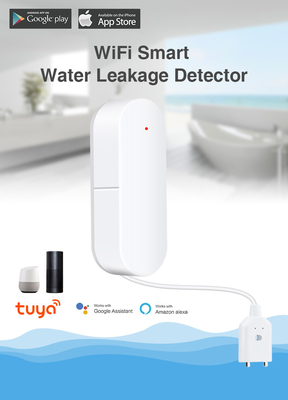 Tuya Smart WIFI Sensore di perdite d'acqua Avviso di notifica del sistema di sicurezza indipendente per la casa