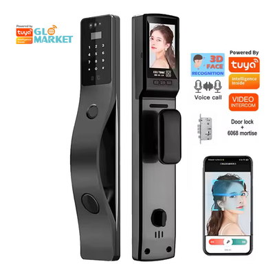 Glomarket Tuya Riconoscimento facciale Smart Door Lock Sicurezza Password digitale Impronta digitale Porta Smart Lock