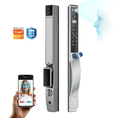 Glomarket Outdoor Electric Keyless 3D Facial Recognition Tuya Digital Password Card Door Lock Impermeabile Impressione digitale Serratura intelligente