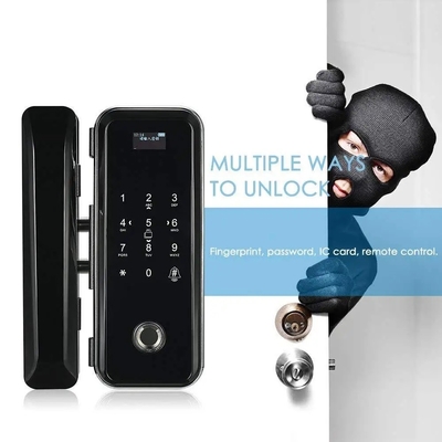 Glomarket Smart Tuya Wifi Chiusura porta in vetro impronta digitale tastiera password chiusura collegamento intelligente sblocco remoto
