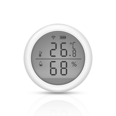 Sensore LCD Amazon Alexa di temperatura e di umidità di Tuya Wifi/assistente di Google