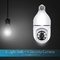 Macchina fotografica senza fili HD del IP della lampadina di Tuya Wifi 3mp di sicurezza completa dello Smart Home della macchina fotografica con luce