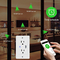 Presa a muro di Alexa Universal Tuya Wifi Smart della casa di Google con 1 Usb