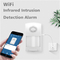 Wifi Tuya Smart Home Allarme Telecomando Sistema di rilevamento delle intrusioni a infrarossi per la casa