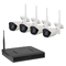 4/8 canali di sicurezza Smart Home 1080P NVR Sistema di telecamere CCTV wireless con Google Alexa