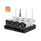 4/8 canali di sicurezza Smart Home 1080P NVR Sistema di telecamere CCTV wireless con Google Alexa