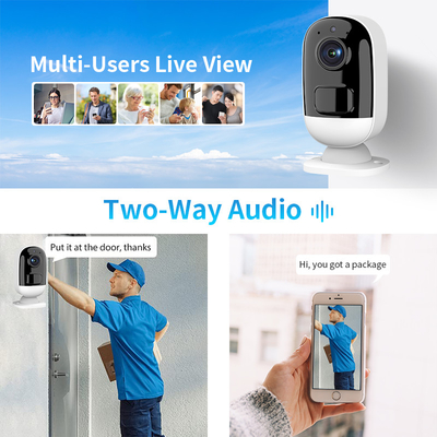 Macchina fotografica di sistema di sorveglianza senza fili del monitoraggio del bambino di 3MP Tuya Smart Camera Wifi