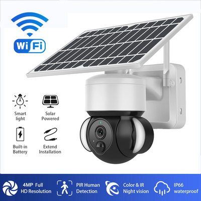 Proiettore a batteria solare PTZ Smart Camera 4G/Wifi Ubox 4MP IR/Color Night Version