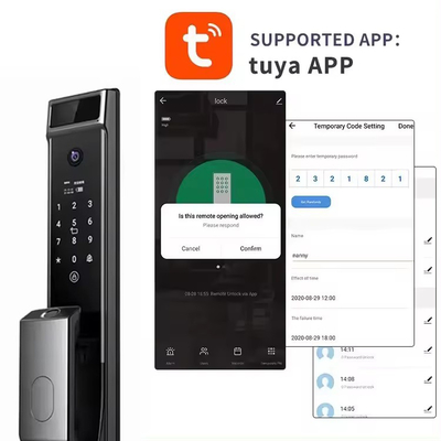 Glomarket Tuya Wifi Riconoscimento facciale Smart Door Lock With Camera
