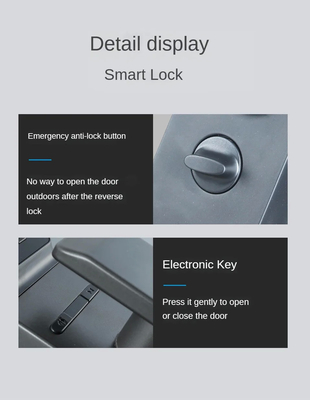 Glomarket Tuya Wifi Riconoscimento facciale Smart Door Lock With Camera