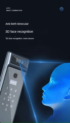 Glomarket Tuya Wifi Riconoscimento facciale Smart Door Lock With Camera