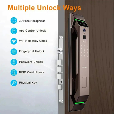 Glomarket 3d riconoscimento facciale impronte digitali Tuya Wifi Digital Smart Lock
