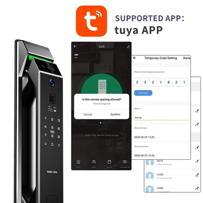 Glomarket 3d riconoscimento facciale impronte digitali Tuya Wifi Digital Smart Lock