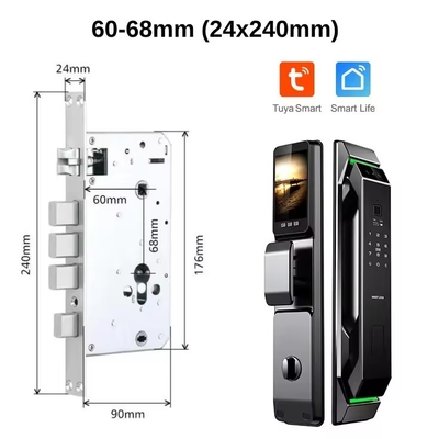 Glomarket 3d riconoscimento facciale impronte digitali Tuya Wifi Digital Smart Lock