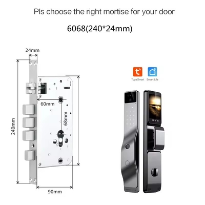 Glomarket Tuya Smart Lock per porta con riconoscimento facciale biometrico