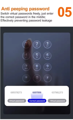 Glomarket Tuya Smart Lock per porta con riconoscimento facciale biometrico