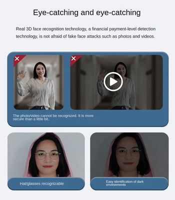 Materiali di alta qualità per il riconoscimento facciale, lucchetto ad impronte digitali intelligente