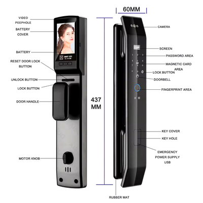 Il re del costo-efficacia - Tuya serratura porta completamente automatica prezzo di sconto fabbrica