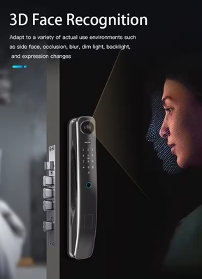 Chiusura porta con riconoscimento facciale intelligente di alta qualità supporta 6 metodi di sblocco
