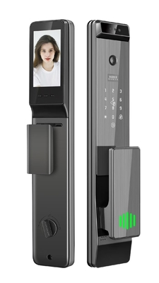 Glomarket Tuya Digital Smart Lock Sistema biometrico completamente automatico di sicurezza impronte digitali 3d riconoscimento facciale password serratura della porta