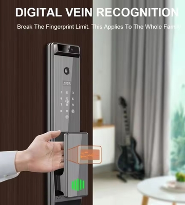 Glomarket Tuya Digital Smart Lock Sistema biometrico completamente automatico di sicurezza impronte digitali 3d riconoscimento facciale password serratura della porta