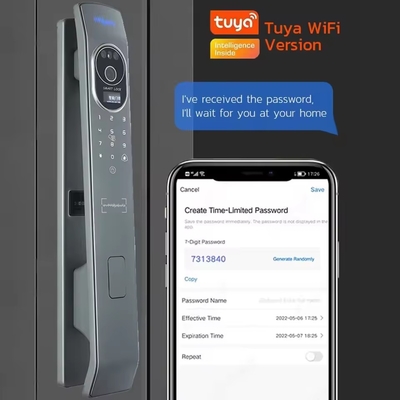Glomarket Tuya Smart Door Lock Riconoscimento facciale 3D Serrature automatiche con telecamera Smart Biometric Security Door Lock