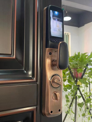 Glomarket Tuya Smart Door Lock Riconoscimento facciale 3D Serrature automatiche con telecamera Smart Biometric Security Door Lock