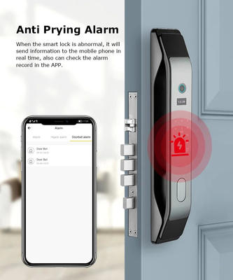 Glomarket Tuya Smart 3D Face App di blocco porta completamente automatica Sblocco remoto impronte digitali Smart Intelligent Door Lock For Smart Home