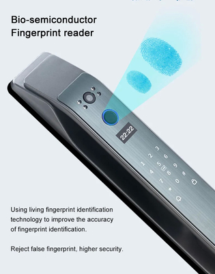 Glomarket Tuya Smart 3D Face App di blocco porta completamente automatica Sblocco remoto impronte digitali Smart Intelligent Door Lock For Smart Home
