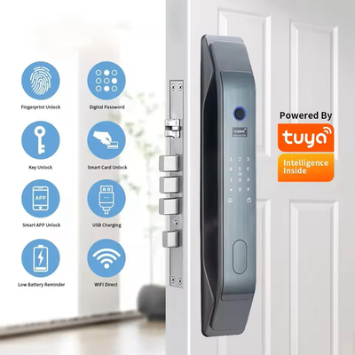 Glomarket Tuya Smart 3D Face App di blocco porta completamente automatica Sblocco remoto impronte digitali Smart Intelligent Door Lock For Smart Home