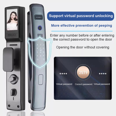 Glomarket Smart Tuya Wifi Porte di blocco Automatico Alarme Impressione digitale Smart APP Chiave digitale Password Sicurezza Blocco automatico