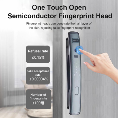 Glomarket Smart Tuya Wifi Porte di blocco Automatico Alarme Impressione digitale Smart APP Chiave digitale Password Sicurezza Blocco automatico