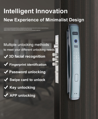 Glomarket Smart Tuya Wifi Porte di blocco Automatico Alarme Impressione digitale Smart APP Chiave digitale Password Sicurezza Blocco automatico