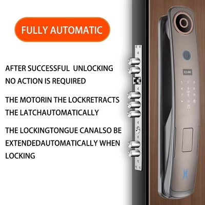 Glomarket 3d Face Recognition Smart Door Lock With Camera Digital Fingerprint Serrature di sicurezza completamente automatiche