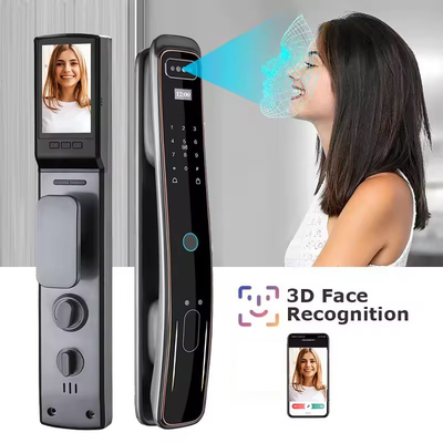 Glomarket Fully Automatic Tuya Wifi Smart Door Lock Controllo del telefono cellulare Fingerprint Password digitale Smart Lock con fotocamera