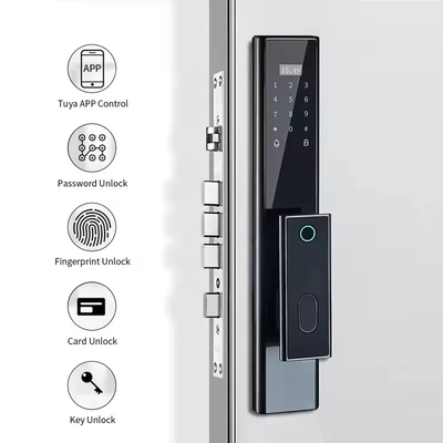 Glomarket Wireless Biometric Fingerprint Security Fully Automatic Smart Lock Digital Password Card Key Lock Con Fotocamera