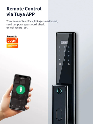 Glomarket Wireless Biometric Fingerprint Security Fully Automatic Smart Lock Digital Password Card Key Lock Con Fotocamera