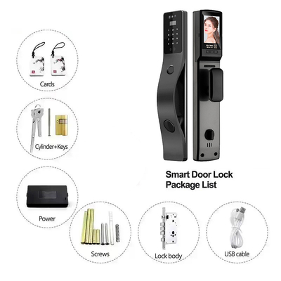 Glomarket Tuya Riconoscimento facciale Smart Door Lock Sicurezza Password digitale Impronta digitale Porta Smart Lock