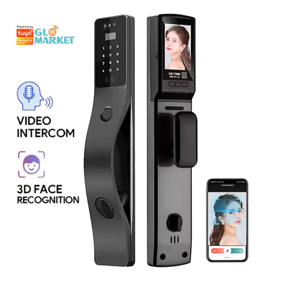 Glomarket Tuya Riconoscimento facciale Smart Door Lock Sicurezza Password digitale Impronta digitale Porta Smart Lock