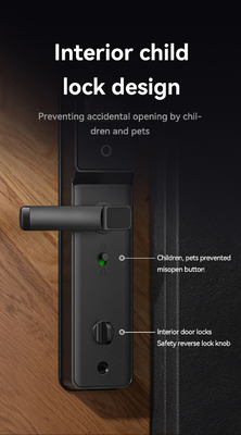 Glomarket Tuya Wifi Smart Lock Porta in legno in alluminio Riconoscimento facciale di impronte palmare impronte digitali digitali