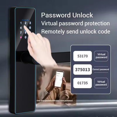 Glomarket Smart Cerradura Fechadura Digital Tuya Ttlock Lock Rfid Card Password Impressione digitale Smart Door Lock