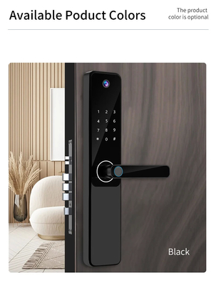 Glomarket Tuya Wifi Impronta digitale Password Chiusura porta intelligente Remote Control Chiusura intelligente con fotocamera