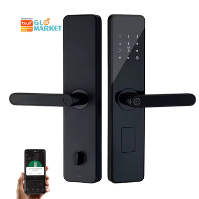 Glomarket Home Appartamento Tuya Smart WiFi Digital Door Lock Telefono APP Controllo remoto Sicurezza Impressione digitale Smart Door Lock
