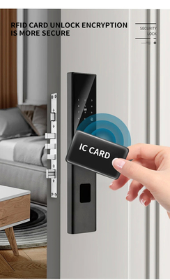 Glomarket Tuya Smart WiFi Digital Door Lock Code RFID IC Card Smartphone App Sblocco impronte digitali biometriche Smart Lock