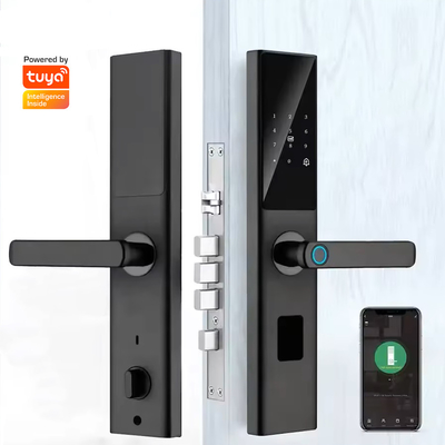 Glomarket Tuya Smart WiFi Digital Door Lock Code RFID IC Card Smartphone App Sblocco impronte digitali biometriche Smart Lock