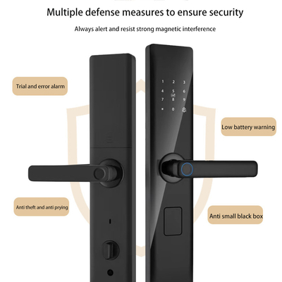 Glomarket Tuya Smart Security Serratura digitale delle porte Maniglia di impronte digitali biometriche Serratura intelligente Hotel Camera appartamento Serratura di fabbrica Prezzo