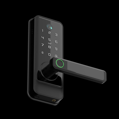 Glomarket Tuya Wifi Keyless Deadbolt Lock Serraduras Maniglia elettrica Serratura porta anteriore Con tastiera Smart Fingerprint Digital Lock