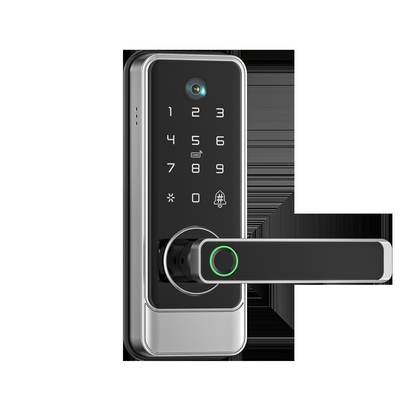 Glomarket Tuya Wifi Keyless Deadbolt Lock Serraduras Maniglia elettrica Serratura porta anteriore Con tastiera Smart Fingerprint Digital Lock