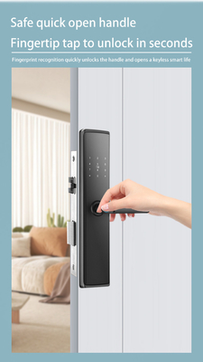 Glomarket Appartamento Blocco della stanza impronte digitali Smart Door Lock Ble Password Keyless App Control Chiusura digitale